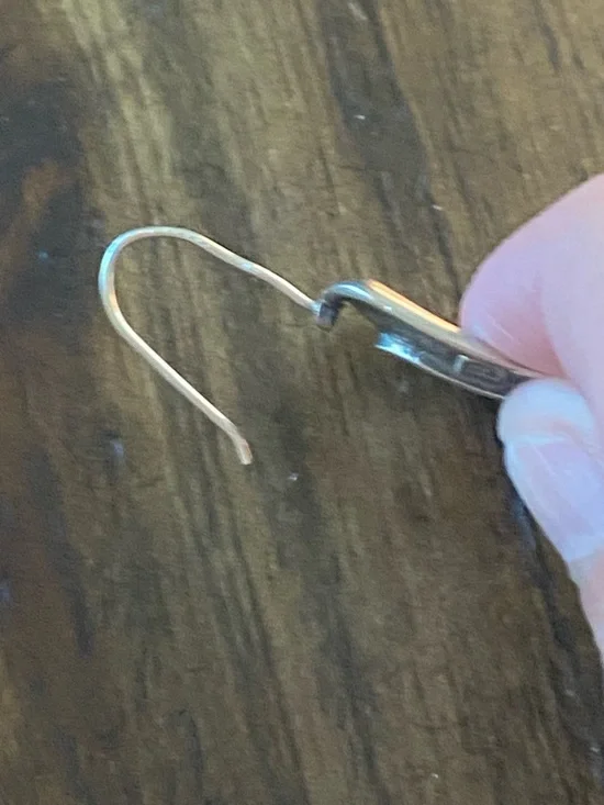 Silpada SINGLE Earring W1518 Square Drop Earring with Mother of Pearl - Picture 4 of 5